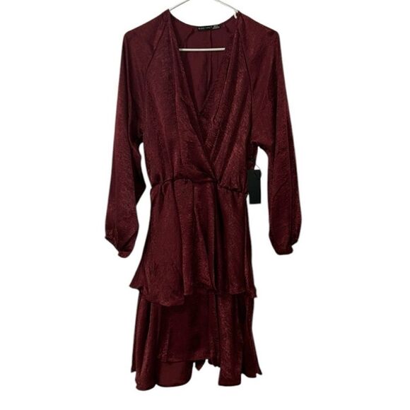 Black Tape Burgundy Mini Fit & Flare
Dress(Size Small) - Picture 3 of 8